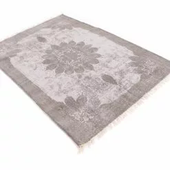 Räsymatto - Cassis (harmaa) -Pyöreät Matot Myymälä 09062017 img 5451 redigera