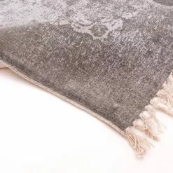 Räsymatto - Cassis (harmaa) -Pyöreät Matot Myymälä 09062017 img 5453