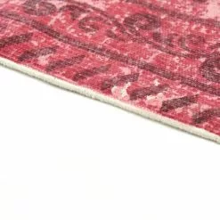 Räsymatto - Milas (vaaleanpunainen) -Pyöreät Matot Myymälä 09062017 img 5529