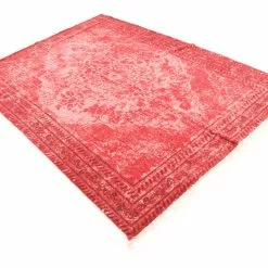 Räsymatto - Milas (vaaleanpunainen) -Pyöreät Matot Myymälä 09062017 img 5530 redigera