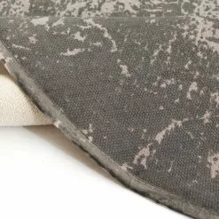 Räsymatto - Cassis (pyöreä) (harmaa) -Pyöreät Matot Myymälä 09062017 img 5551