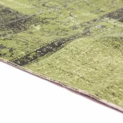 Räsymatto - Devenport (vihreä) -Pyöreät Matot Myymälä 09062017 img 5585