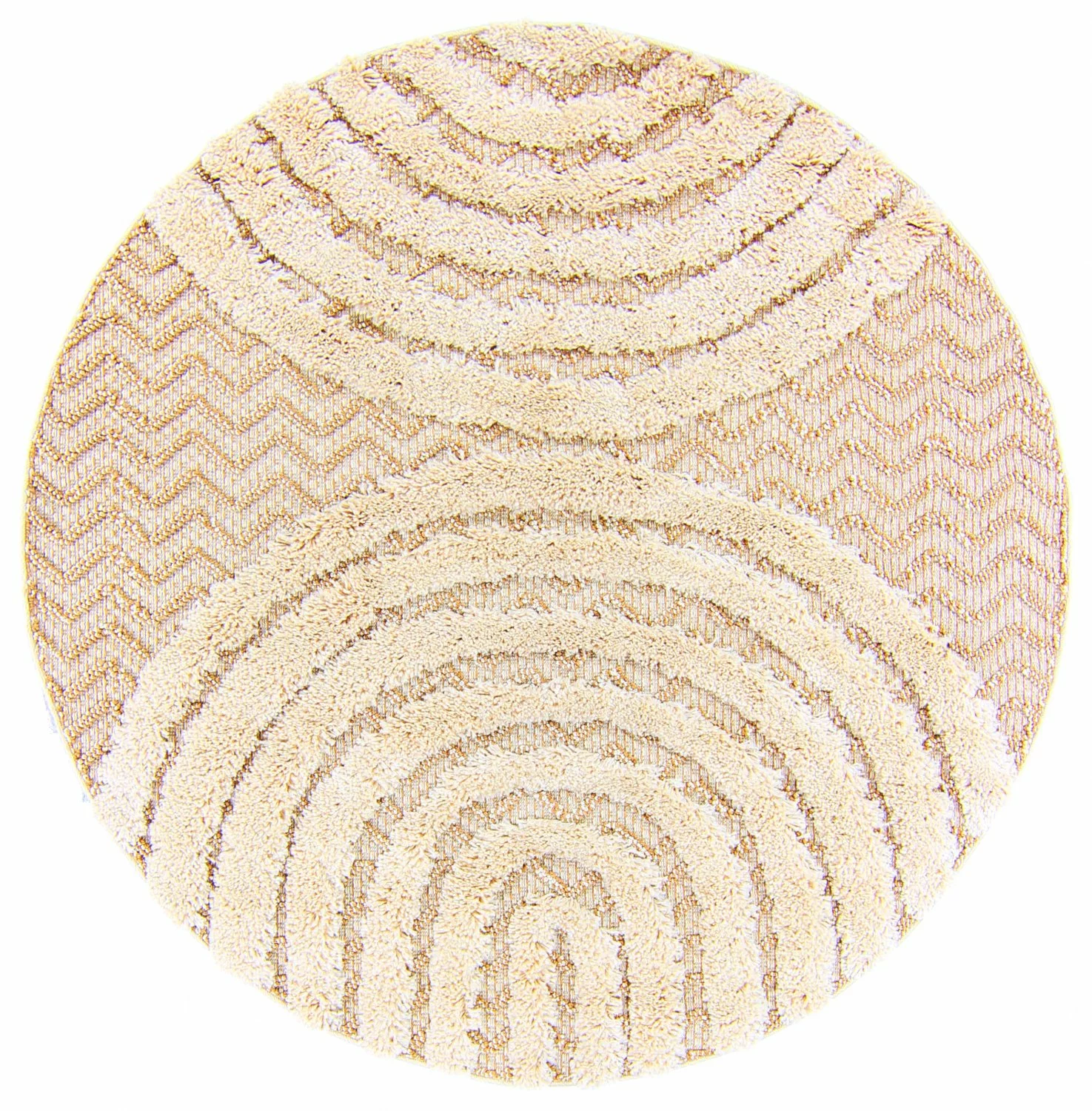 Pyöreä Matot - Ronda (beige) 3 Pyöreä Matot - Ronda (beige)