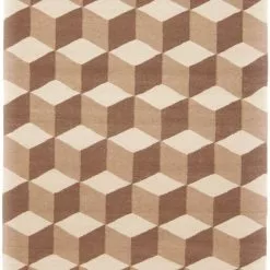 Villamatto - Floriáda (beige/ruskea)