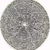 Pyöreät Matot - Brussels Swirl (musta) 1 Pyöreät Matot - Brussels Swirl (musta) -Pyöreät Matot Myymälä 20528710120night