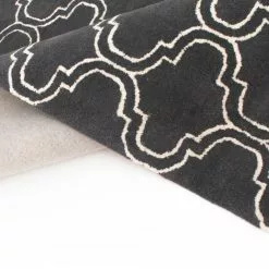 Villamatto - Korinth (tummanharmaa) -Pyöreät Matot Myymälä 25082017 img 3153