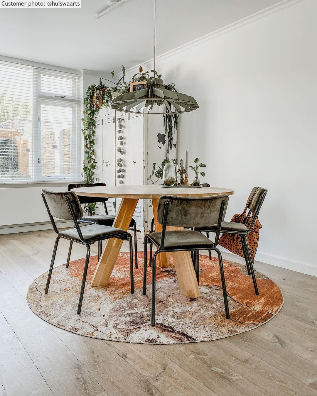 Pyöreät Matot - Olivera (ruskea) 4 Pyöreät Matot - Olivera (ruskea) - Image 2