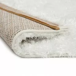 Ryijymatot - Safiiri (valkoinen) -Pyöreät Matot Myymälä 470344