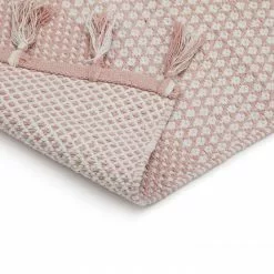 Räsymatto - Vinga (vaaleanpunainen) -Pyöreät Matot Myymälä 482533