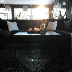 Ryijymatot - Cosy (antrasiitti) -Pyöreät Matot Myymälä acinabox cosyantracite