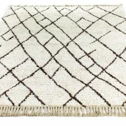 Edessä -Pyöreät Matot Myymälä akira.ivory bomullsmatta akira vit matta carpet teppichen 02copy