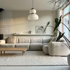 Villamatto - Avafors Wool Bubble (beige) -Pyöreät Matot Myymälä b binnen avaforsbeige