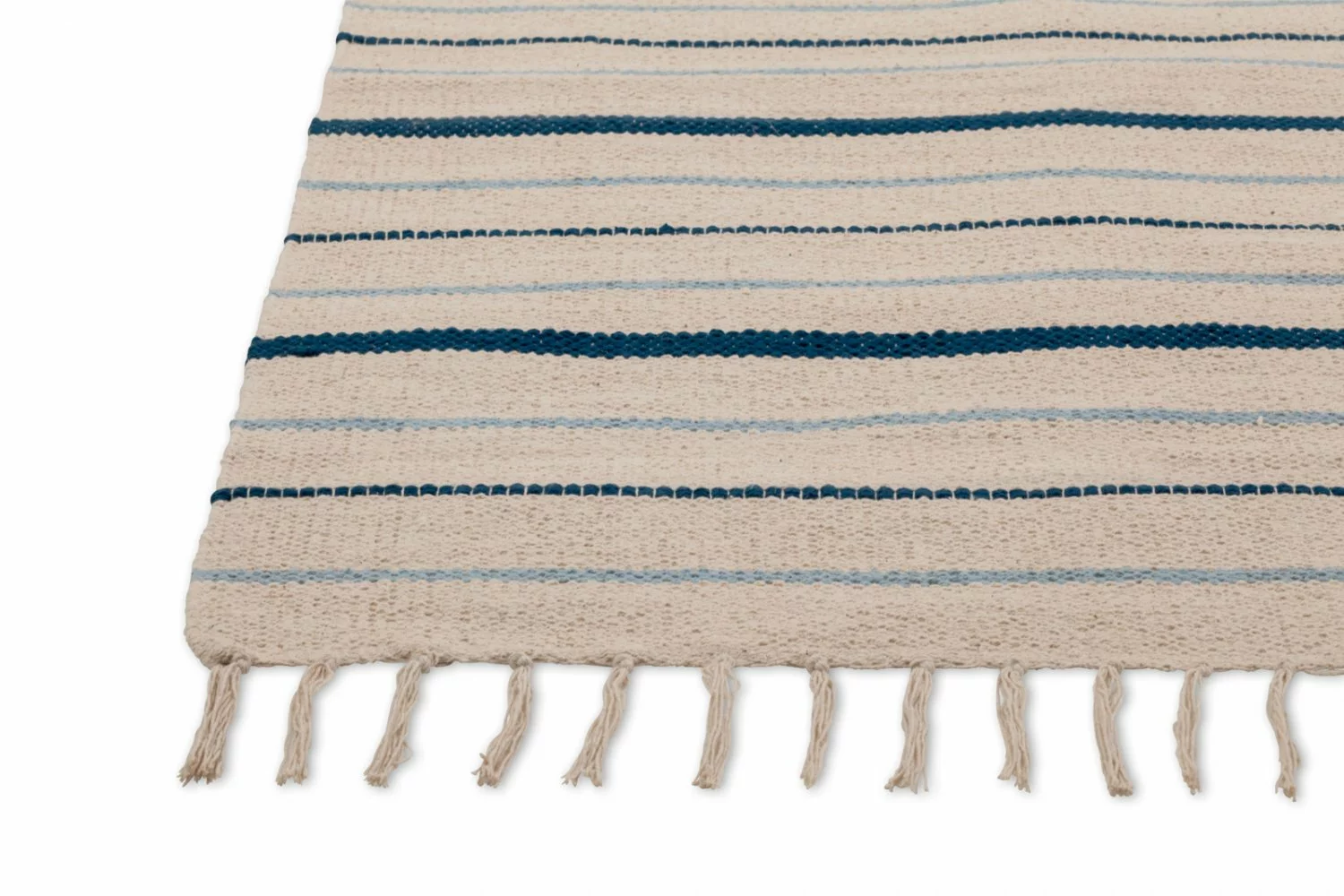 Räsymatto - Boda (valkoinen/sininen) 4 Räsymatto - Boda (valkoinen/sininen) - Image 2