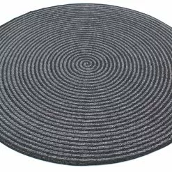 Pyöreät Matot - Ferragudo (antrasiitti) -Pyöreät Matot Myymälä brussels weave 20.5337 night silver 01 matta carpet teppich 02rr