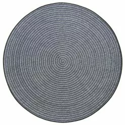 Pyöreät Matot - Ferragudo (antrasiitti) -Pyöreät Matot Myymälä brussels weave 20.5337 night silver 02 matta carpet teppich 01rr