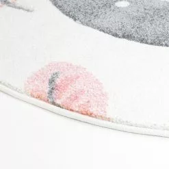 Lastenmatto - Bueno Fox (vaaleanpunainen) -Pyöreät Matot Myymälä bueno 1312 rosarundmakro