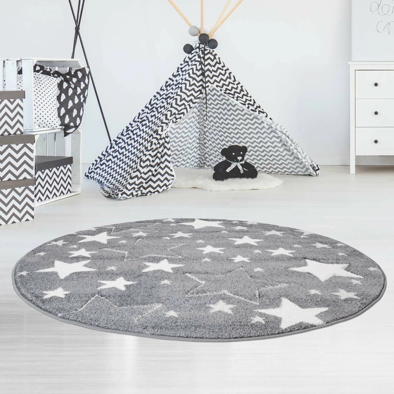 Lastenmatto - Bueno Stars (harmaa) 4 Lastenmatto - Bueno Stars (harmaa) - Image 2