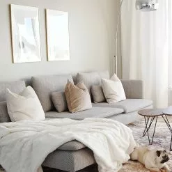 Ryijymatot - Shaggy Luxe (beige) -Pyöreät Matot Myymälä by therese shaggyluxebeige