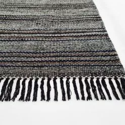 Räsymatto - Carbon (harmaa) 7 Räsymatto - Carbon (harmaa) -Pyöreät Matot Myymälä carbon trasmatta flickenteppich rag rugs 01copy4