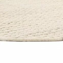 Pyöreä Matot - Odessa (beige) -Pyöreät Matot Myymälä cartmel beige border r wool ullmatta wollteppich03rr