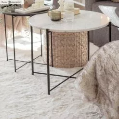 Ryijymatot - Cloud Super Soft (offwhite) -Pyöreät Matot Myymälä cloud offwhite peppimyy