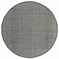 Pyöreä Matot - Coastal (musta/valkoinen)