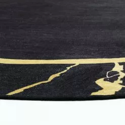 Pyöreät Matot - Cerasia (musta/kulta) -Pyöreät Matot Myymälä coeb441