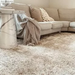 Ryijymatot - Cosy (beige) -Pyöreät Matot Myymälä cosy beige 4