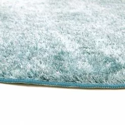 Pyöreä Matot - Cosy (sininen/vihreä) -Pyöreät Matot Myymälä cosy petrol rund03rr 3