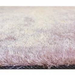 Ryijymatot - Cosy (vaaleanpunainen) -Pyöreät Matot Myymälä cosyrosa2