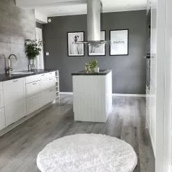 Pyöreä Matot - Cosy (valkoinen) -Pyöreät Matot Myymälä cred produktbild cosy rund