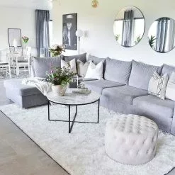 Ryijymatot - Cosy (valkoinen) 12 Ryijymatot - Cosy (valkoinen) -Pyöreät Matot Myymälä cred produktbild cosy2