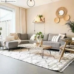 Ryijymatot - Azuay (beige) -Pyöreät Matot Myymälä credbilder mall azuay beige