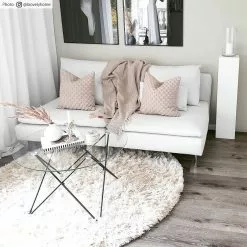 Pyöreä Matot - Janjira (offwhite) -Pyöreät Matot Myymälä credbilder mall janjira offwhite 2