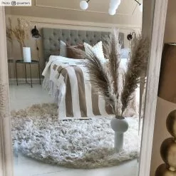 Pyöreä Matot - Janjira (offwhite) -Pyöreät Matot Myymälä credbilder mall janjira offwhite rund