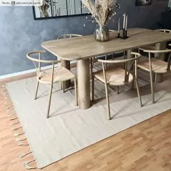 Villamatto - Malana (beige) 11 Villamatto - Malana (beige) -Pyöreät Matot Myymälä credbilder mall malana beige