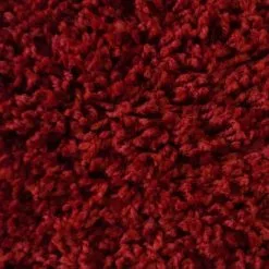 Ryijymatot - Trim (punainen) -Pyöreät Matot Myymälä csha 500 red detail hoch 1