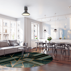 Pyöreät Matot - Amasra (vihreä) 8 Pyöreät Matot - Amasra (vihreä) -Pyöreät Matot Myymälä dt20557 102 120scra