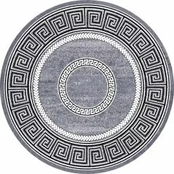 Pyöreät Matot - Ankara Versace (harmaa)