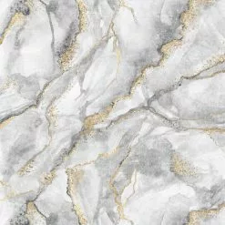 Edessä 43 Wilton-matto - Genova (harmaa/valkoinen/kulta)