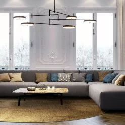 Pyöreät Matot - Oristano (ruskea/kulta) -Pyöreät Matot Myymälä dt70220 101 160xyuvarlaka