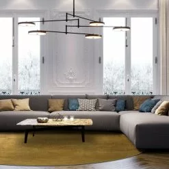 Pyöreät Matot - Saranda (kulta) -Pyöreät Matot Myymälä dt70225 101.saranda 160xyuvarlaka