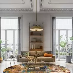 Pyöreät Matot - Trepito (ruskea/sininen/multi) 12 Pyöreät Matot - Trepito (ruskea/sininen/multi) -Pyöreät Matot Myymälä dt70241 101.trepito 160xyuvarlaka