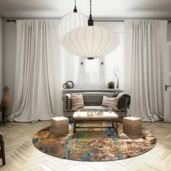 Pyöreät Matot - Trepito (ruskea/sininen/multi) 10 Pyöreät Matot - Trepito (ruskea/sininen/multi) -Pyöreät Matot Myymälä dt70241 101 160xyuvarlak