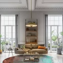 Pyöreät Matot - Andali (harmaa/punainen/multi) -Pyöreät Matot Myymälä dt70243 101.andali 160xyuvarlaka