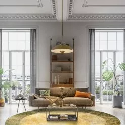 Pyöreät Matot - Campana (beige/keltainen) -Pyöreät Matot Myymälä dt70247 101.campana 160xyuvarlaka