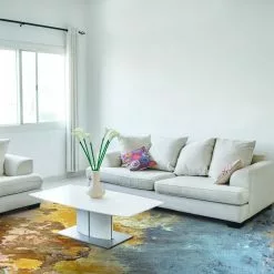 Pyöreät Matot - Manlieu (sininen/multi/kulta) -Pyöreät Matot Myymälä dt70256 101.manlieu 160xyuvarlaka 81368