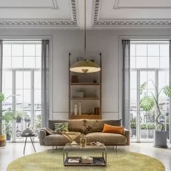 Pyöreät Matot - Chodos (kulta) -Pyöreät Matot Myymälä dt70259 101.chodos 160xyuvarlaka 21339