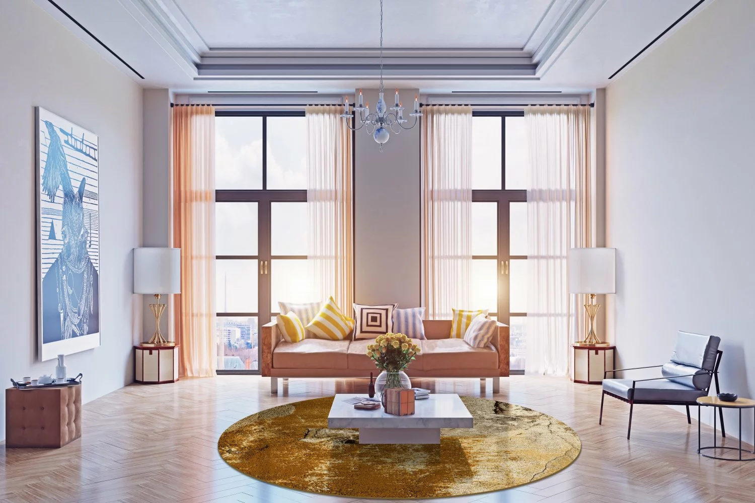 Pyöreät Matot - Olivera (ruskea) 5 Pyöreät Matot - Olivera (ruskea) - Image 3