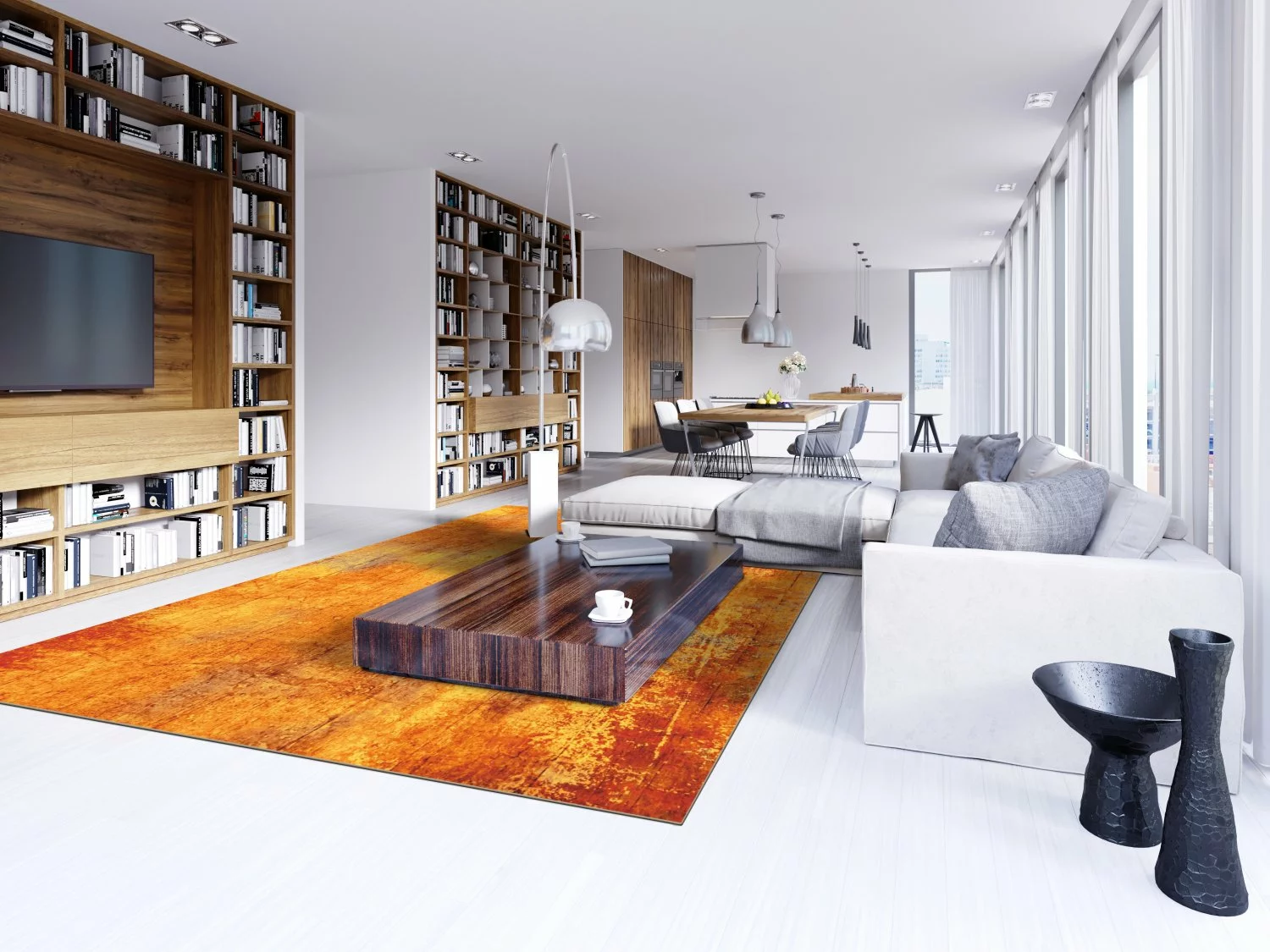 Wilton-matto - Cesano (oranssi) 5 Wilton-matto - Cesano (oranssi) - Image 3